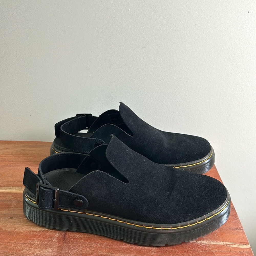 DR. MARTENS JORGE II SUEDE SLINGBACK MULES (brand new) wmns size 8